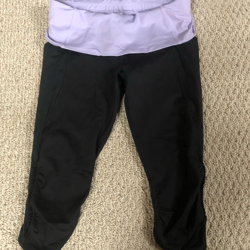 Size 6 Lululemon crops